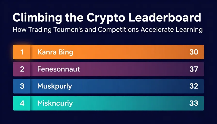 Climbing the Crypto Leaderboard – How Trading Tournaments and Competitions Accelerate Learning